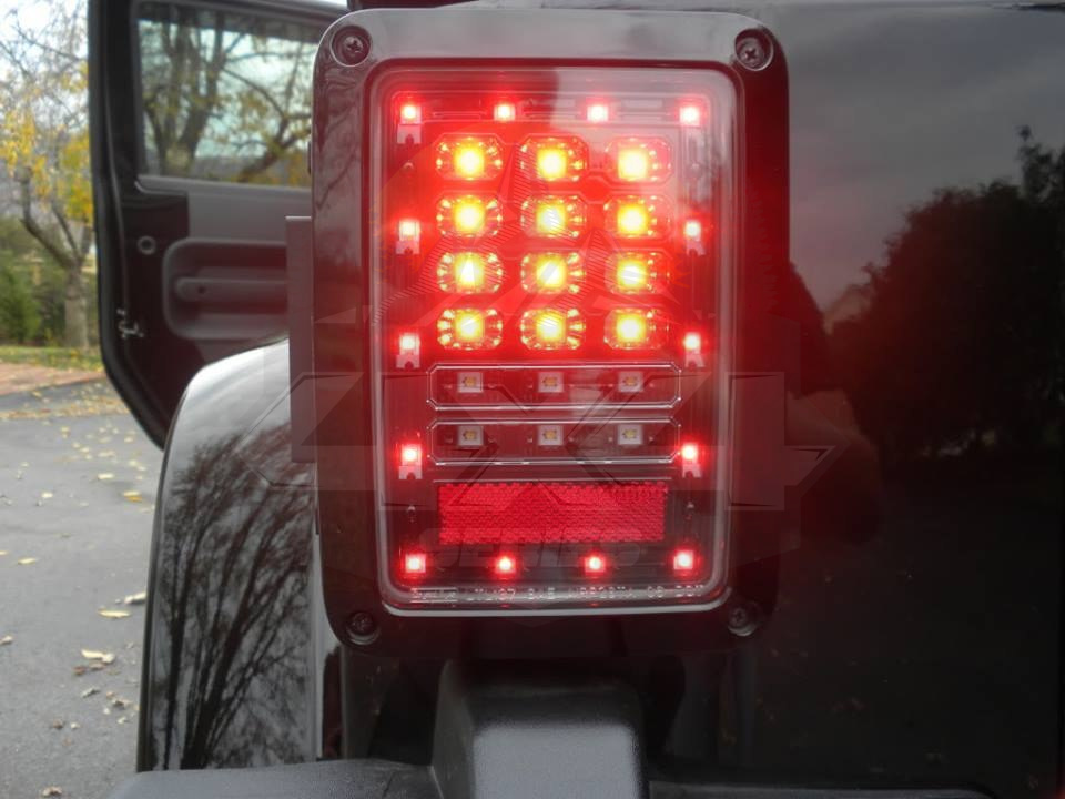 Lampy tylne LED Jeep Wrangler (2007+) - TXJ 011 Lampy tylne LED Jeep Wrangler (2007+) - TXJ 011