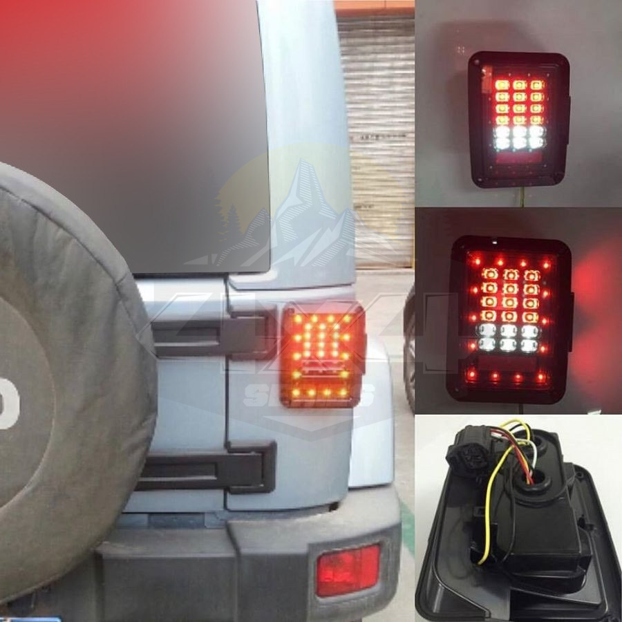 Lampy tylne LED Jeep Wrangler (2007+) - TXJ 011