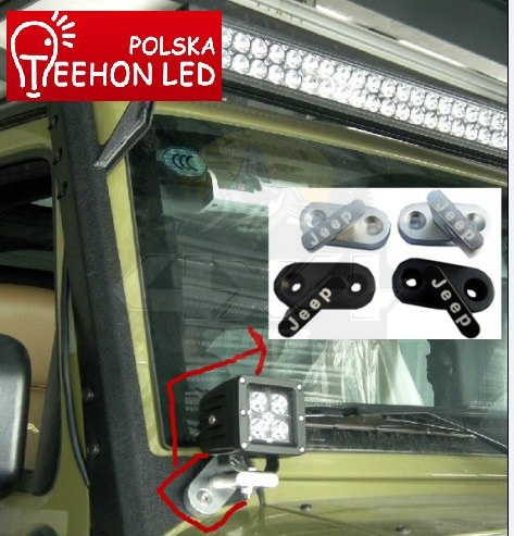 Mocowanie Lamp LED Jeep Wrangler JK - TXA 001 Mocowanie Lamp LED Jeep Wrangler JK - TXA 001