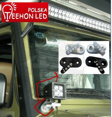 Mocowania Lamp LED Jeep Wrangler JK - TXA-001