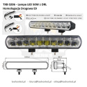 Lampa drogowa 50W + DRL - TXB 0206