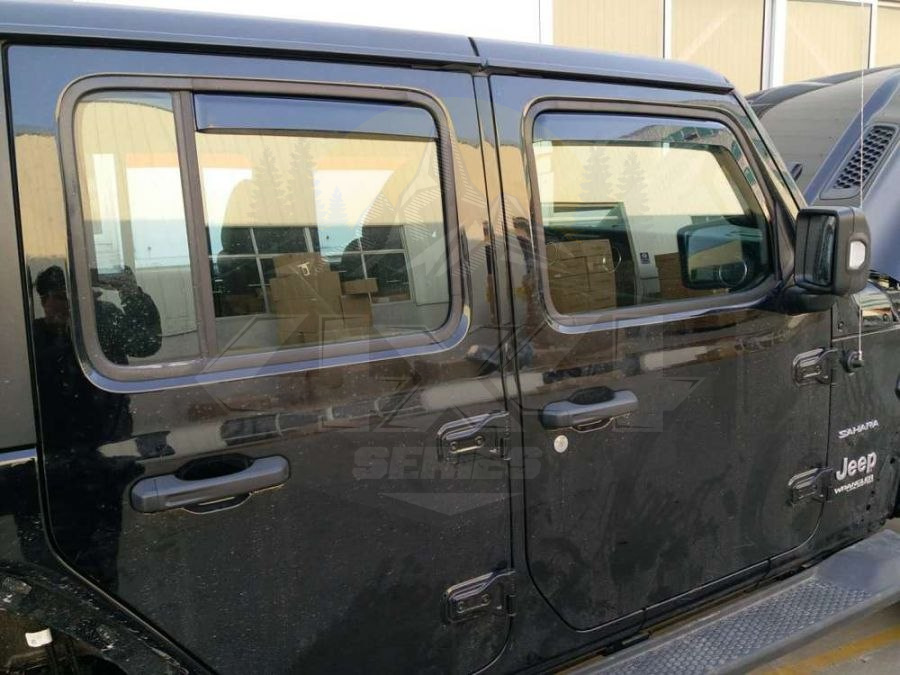 Owiewki szyb Jeep Wrangler JL 4D Owiewki szyb Jeep Wrangler JL 4D