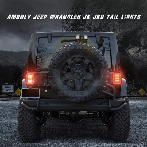 Lampy tylne LED Linear Clear Jeep Wrangler JK