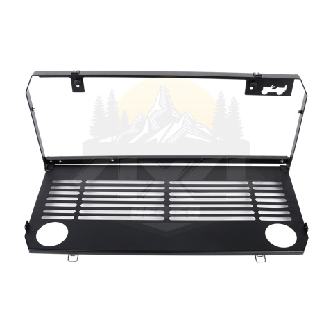Stolik aluminiowy na drzwi Jeep Wrangler JL Stolik aluminiowy na drzwi Jeep Wrangler JL