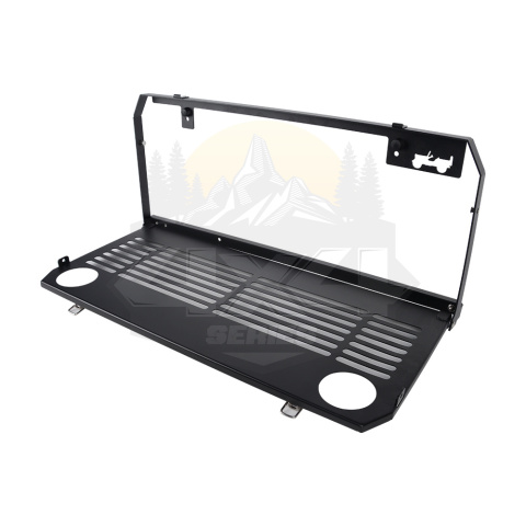 Stolik aluminiowy na drzwi Jeep Wrangler JL Stolik aluminiowy na drzwi Jeep Wrangler JL