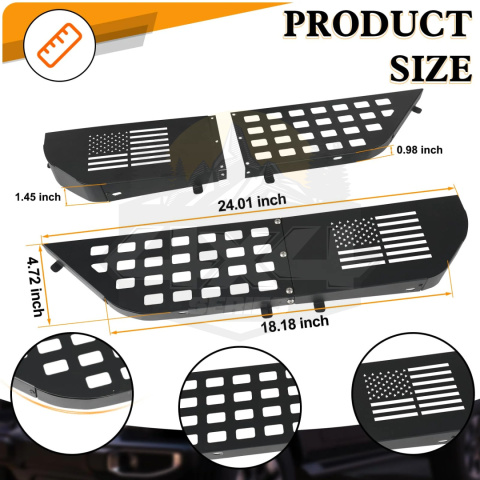 Kieszenie drzwi Jeep Wrangler JLU / Gladiator Kieszenie drzwi Jeep Wrangler JLU / Gladiator