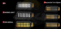 Lampy poszerzeń Jeep Wrangler JL / JT wersja SPORT