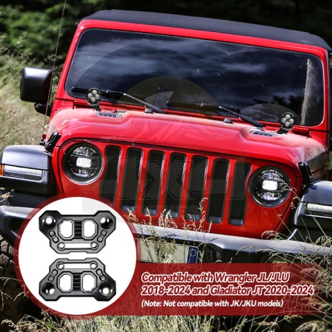 Mocowania lamp podszybia Jeep Wrangler JL / JT