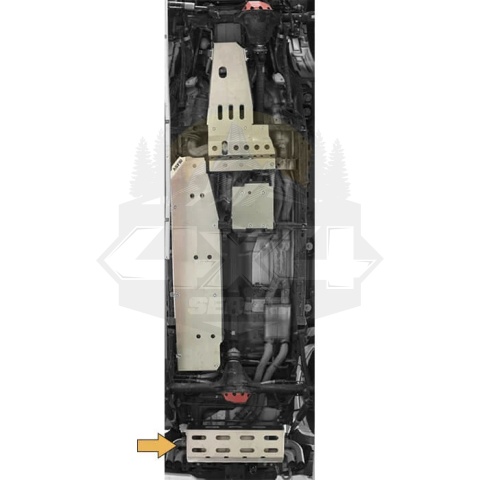 Osłona tłumika Jeep Wrangler JL 392 Osłona tłumika Jeep Wrangler JL 392