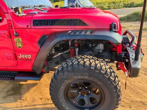 Poszerzenia aluminiowe wysokie Jeep Wrangler JL