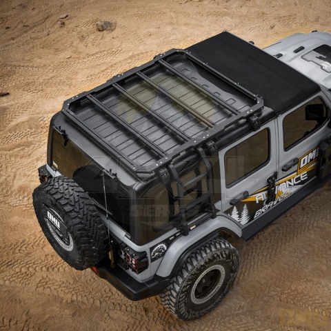 Bagażnik dachowy z drabinką OMU Jeep Wrangler JLU