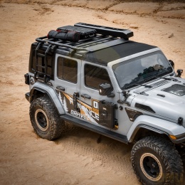 Bagażnik dachowy z drabinką OMU Jeep Wrangler JLU