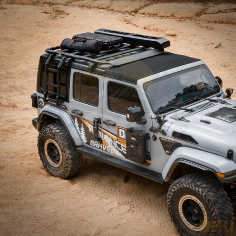 Bagażnik dachowy z drabinką OMU Jeep Wrangler JLU