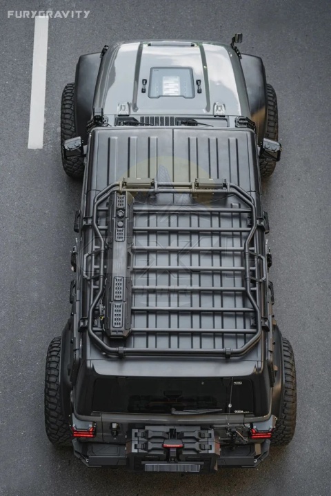 Bagażnik dachowy aluminiowy FURY Jeep Wrangler JLU