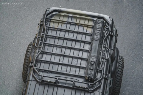 Bagażnik dachowy aluminiowy FURY Jeep Wrangler JLU