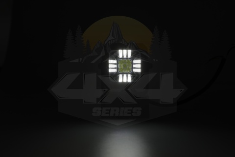 Lampa LED spot z dodatkowym światłem postojowym