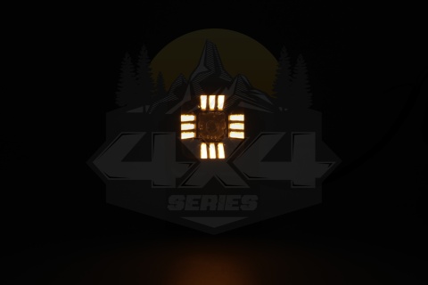 Lampa LED spot z dodatkowym światłem postojowym