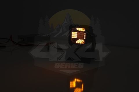 Lampa drogowa LED z dodatkowym światłem DRL