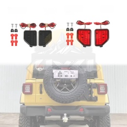 Lampy przeciwmgielne Black Jeep Wrangler JL