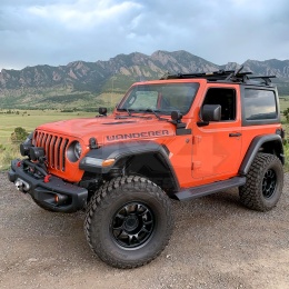Progi Jeep Wrangler JL 2 drzwi model Sahara