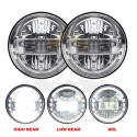 Reflektory LED 7" Jeep Wrangler JL , Gladiator JT