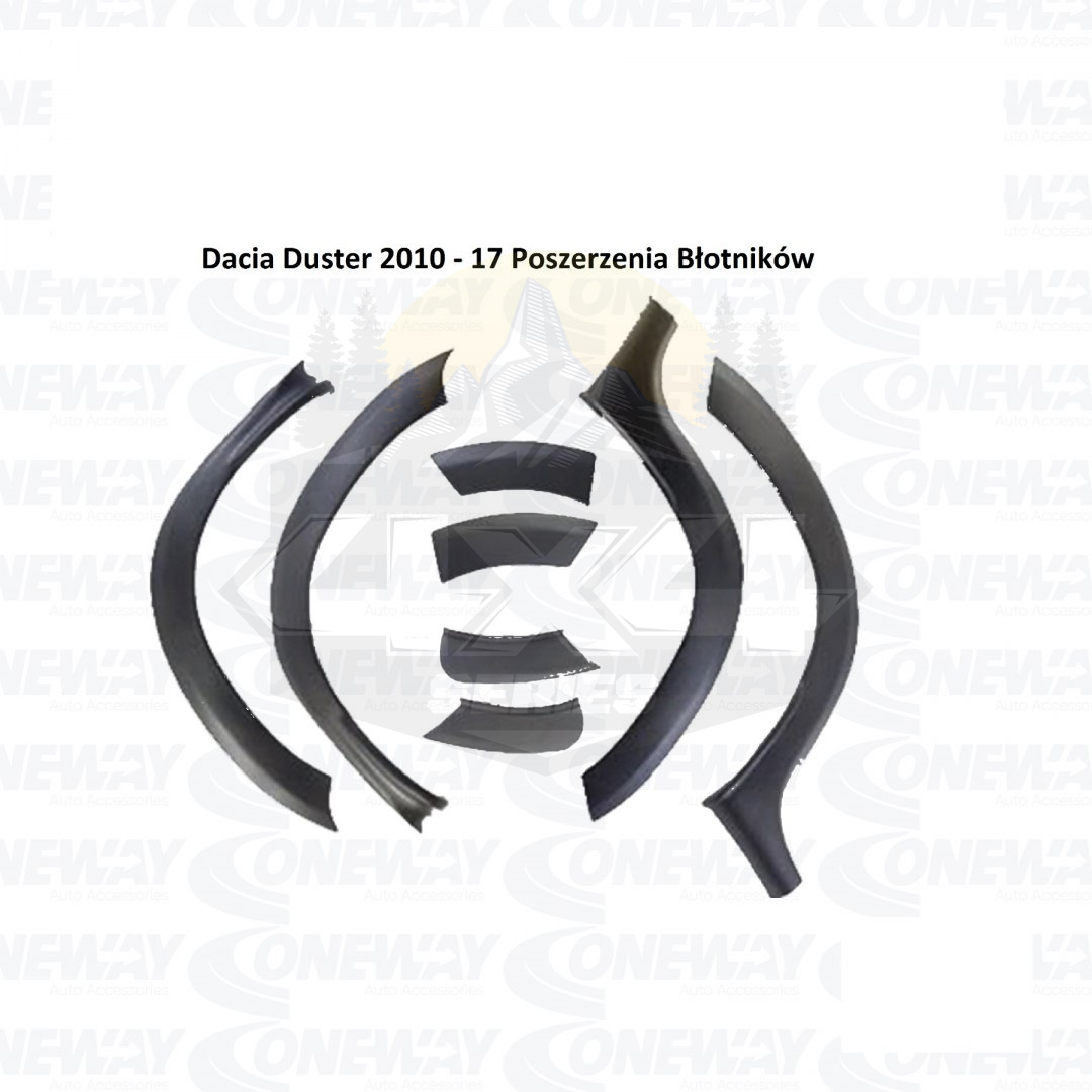 Dacia Duster 10 - 17 Poszerzenia błotników Dacia Duster 10 - 17 Poszerzenia błotników