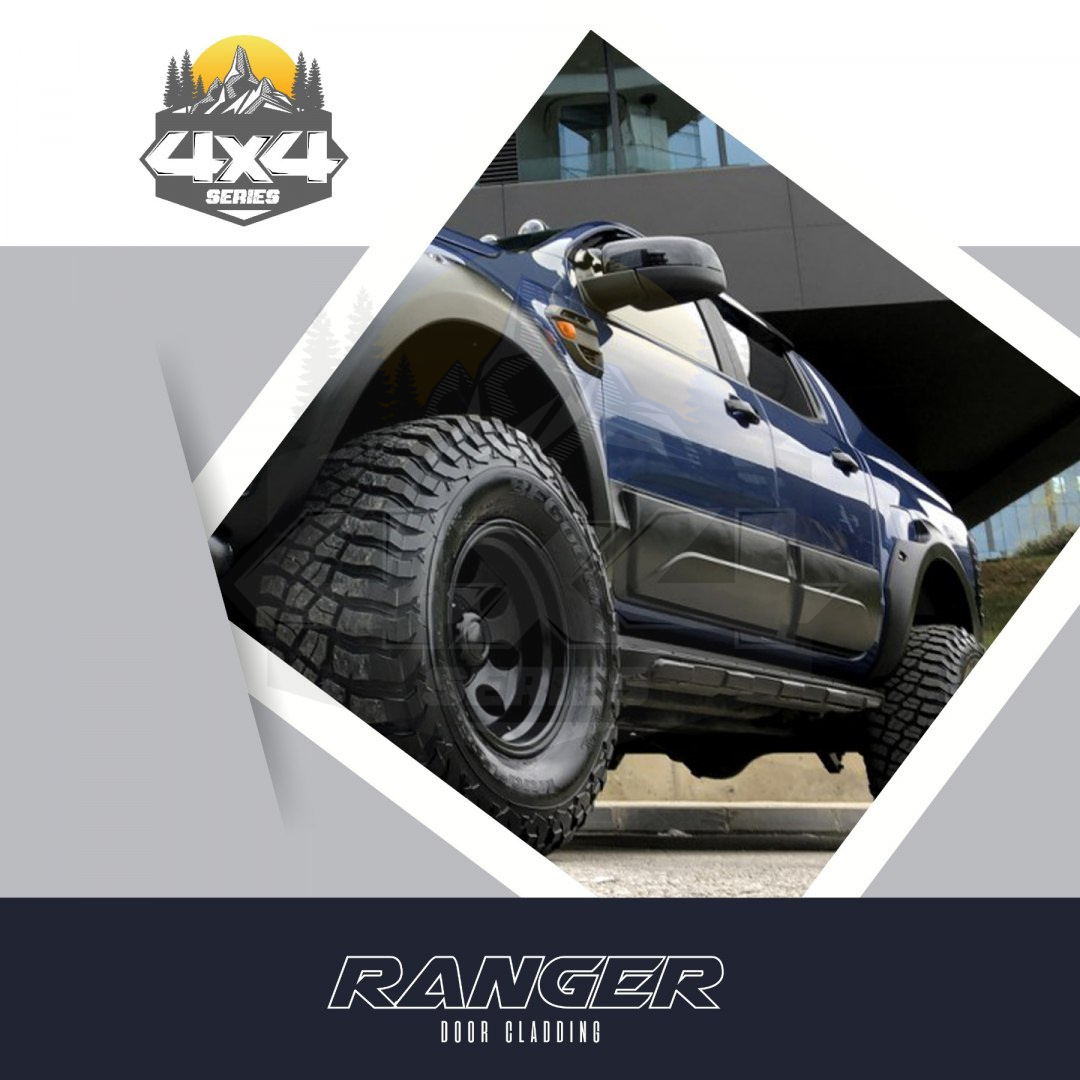 Nakładki drzwi Ford Ranger 2016+ - TXFR WD100/118 Nakładki drzwi Ford Ranger 2016+ - TXFR WD100/118