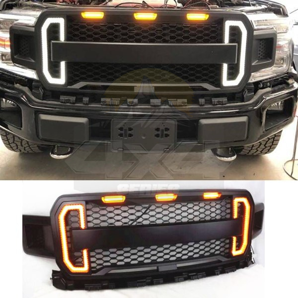 Atrapa / Grill Ford F150 2018+ z DRL TXTJPK 1901-5 Atrapa / Grill Ford F150 2018+ z DRL TXTJPK 1901-5