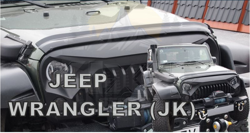 Owiewka maski Jeep Wrangler JK 2007-17