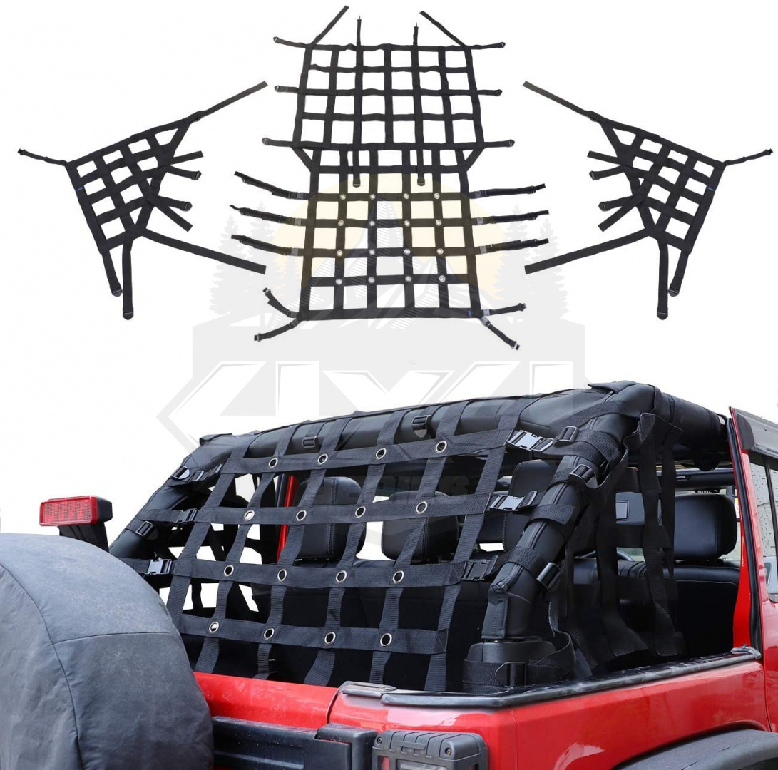 Siatki bagażnika Jeep Wrangler JKU - TXNW JP058 Siatki bagażnika Jeep Wrangler JKU - TXNW JP058
