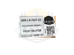 BMW 4 G22 M-Pack 2020+ Spliter zderzaka