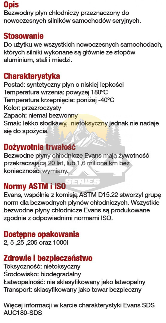 Evans Power Cool - samochody rajdowe i wyścigowe 2L Evans Power Cool - samochody rajdowe i wyścigowe 2L