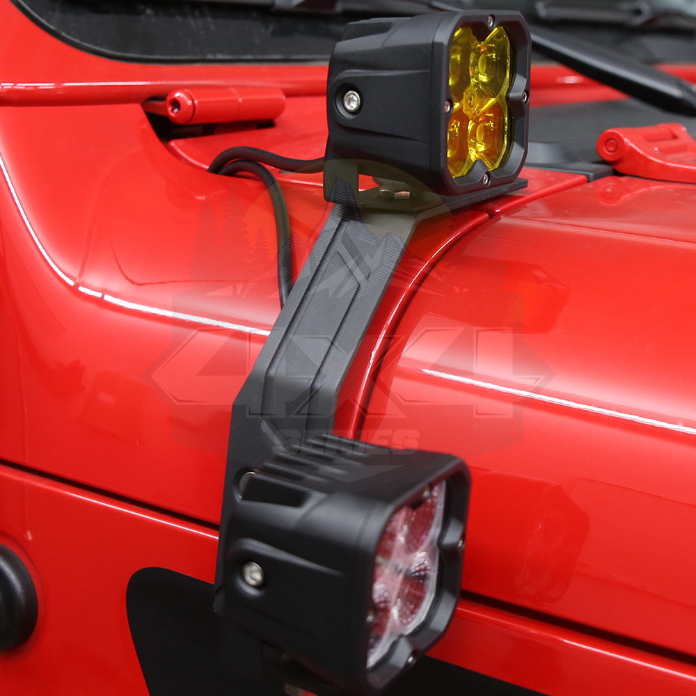 Mocowanie Lamp na podszybiu Jeep Wrangler JL Mocowanie Lamp na podszybiu Jeep Wrangler JL