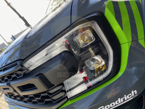 Nakładki stylizacyjne lamp Ford Ranger T9 2023+ Nakładki stylizacyjne lamp Ford Ranger T9 2023+